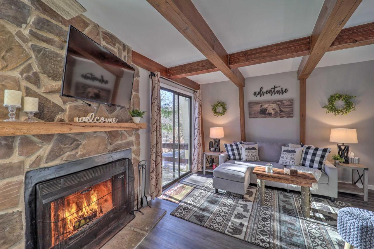 Banner Elk Mountain Retreat With Deck And Fireplace Εξωτερικό φωτογραφία