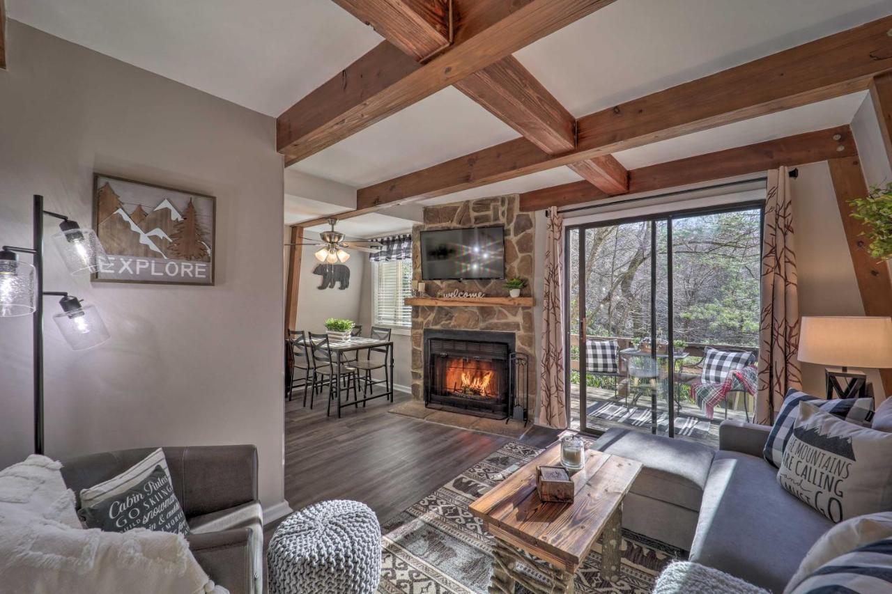 Banner Elk Mountain Retreat With Deck And Fireplace Εξωτερικό φωτογραφία